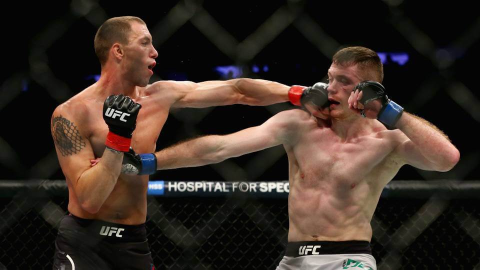 James Vick punches Joe Duffy at UFC 217