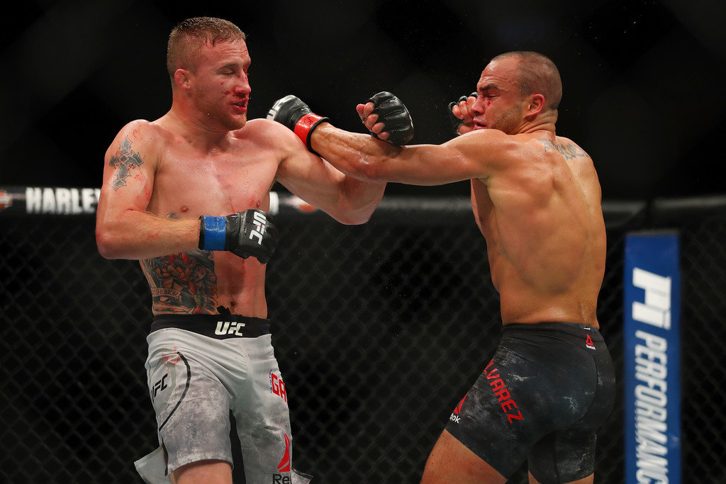 Justin Gaethje fights Eddie Alvarez at UFC 218