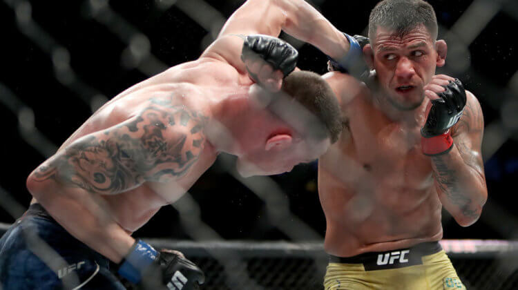 Rafael dos Anjos trades with Colby Covington