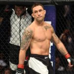 Frankie Edgar waits for the start of his UFC fight