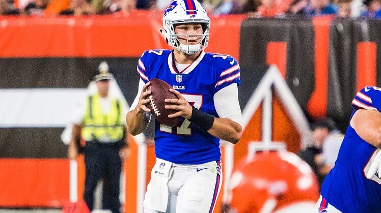 josh allen shirt off