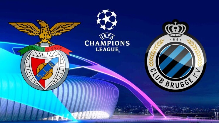 Champions League: Club Brugge vs Benfica